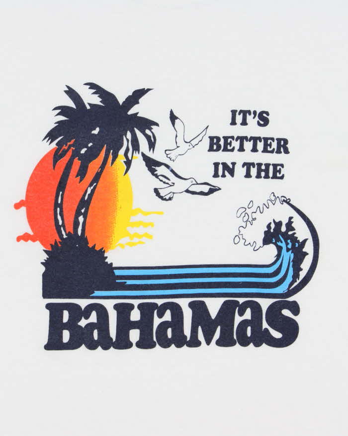 Vintage 1990s It's Better In The Bahamas Novelty Holiday Crewneck T-Shirt - L