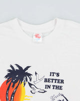 Vintage 1990s It's Better In The Bahamas Novelty Holiday Crewneck T-Shirt - L