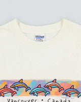 Vintage Y2K 00s Vancouver Canada Heavyweight Gildan Ultra Crewneck T-Shirt - L