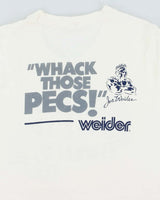 Vintage 1991 Joe Weider Sports Body Building Heavyweight Single Stitch Made In Canada Crewneck T-Shirt - L