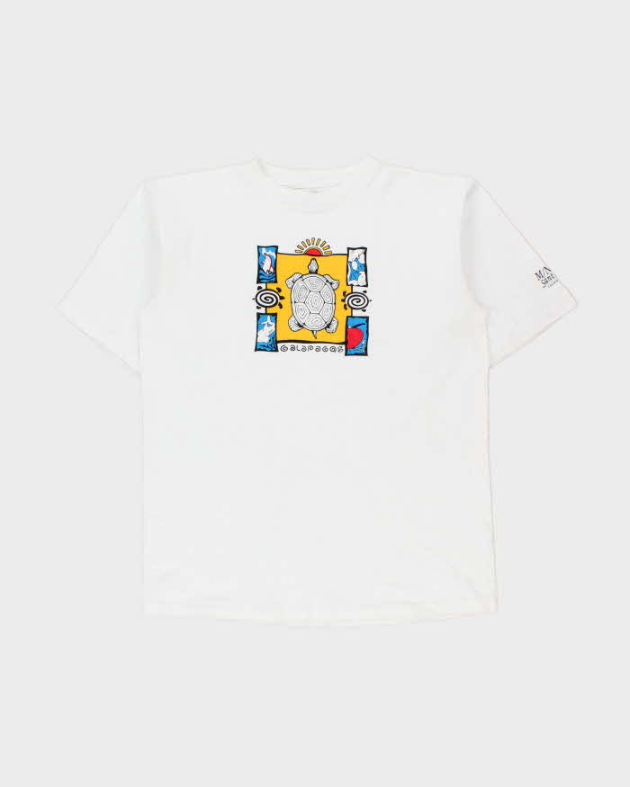 Vintage 1990s SZIMAN Galapagos Ecuador Heavyweight Single Stitch Crewneck T-Shirt - L