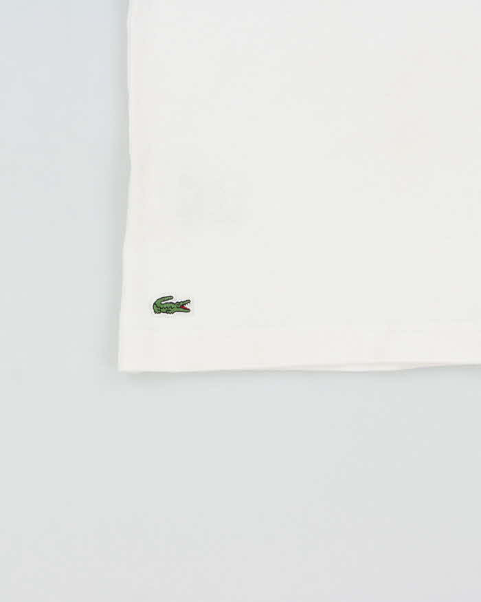 Vintage Lacoste Heavyweight Striped Split Seam Crewneck T-Shirt - L