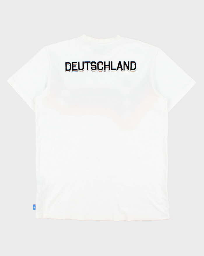 Vintage '90 Adidas Originals Germany Football 2010 Fifa World Cup Heavyweight Crewneck T-Shirt - L