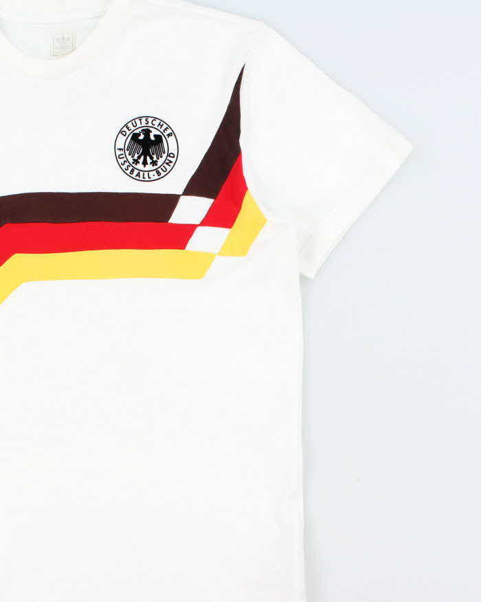 Vintage '90 Adidas Originals Germany Football 2010 Fifa World Cup Heavyweight Crewneck T-Shirt - L
