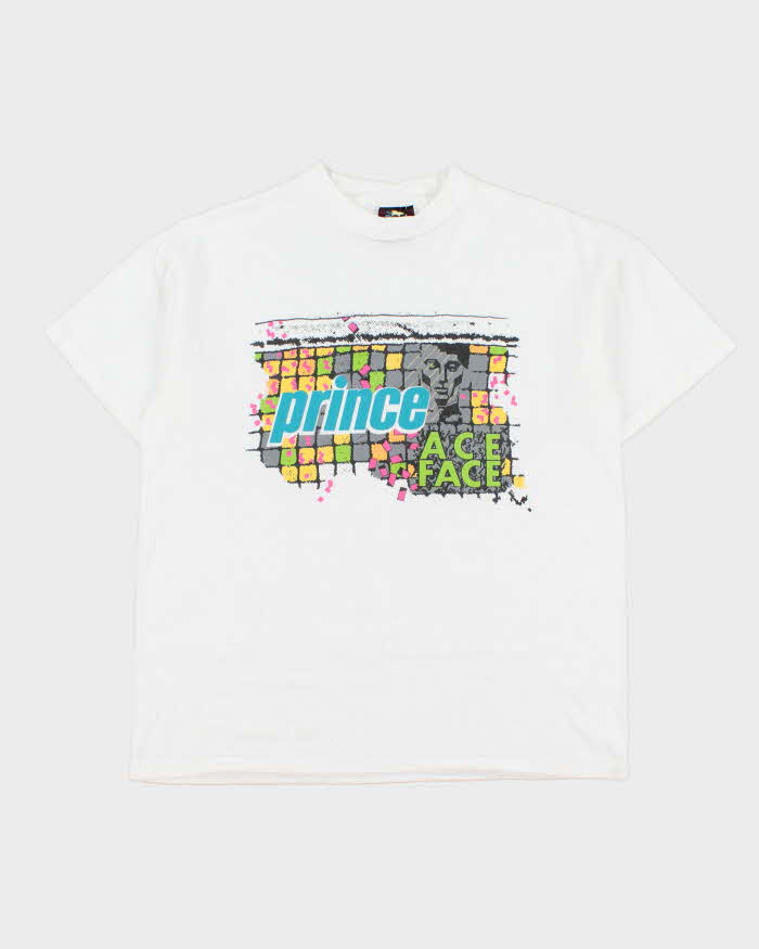 Vintage 1989 Prince Ace Face Tennis Heavyweight Single Stitch Made In USA Crewneck T-Shirt - L