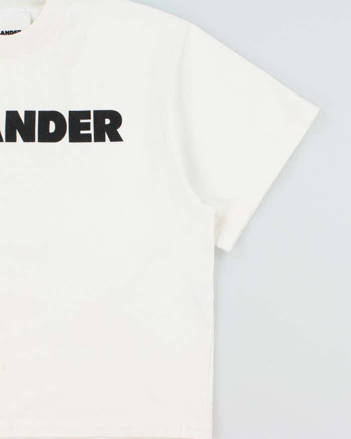 SS2020 Jil Sander Heavyweight Boxy 'Logo' Crewneck T-Shirt - M