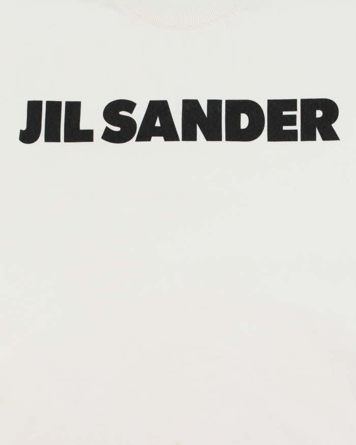 SS2020 Jil Sander Heavyweight Boxy 'Logo' Crewneck T-Shirt - M