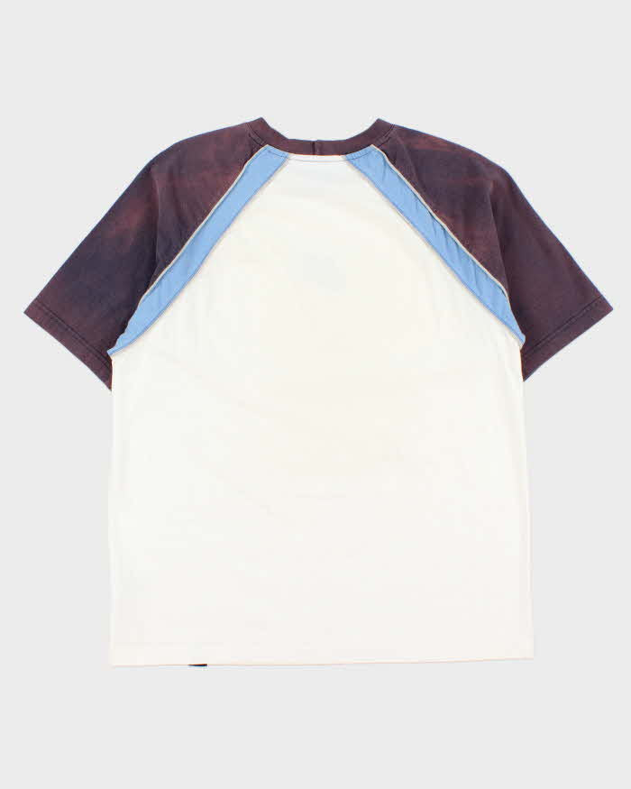 Vintage Y2K 00s Nike Heavyweight Centre Swoosh Tape Crewneck T-Shirt - L