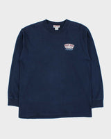 Vintage Y2K Ron Jon Surf Shop 2000 Made In USA Heavyweight Long Sleeve Crewneck T-Shirt - L