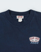 Vintage Y2K Ron Jon Surf Shop 2000 Made In USA Heavyweight Long Sleeve Crewneck T-Shirt - L