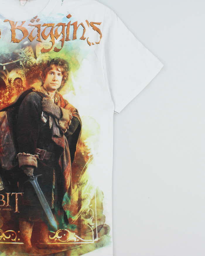 The Hobbit 'The Battle Of The Fives Armies' 2014 Bilbo Baggins Movie Promo Warner Bros. Crewneck T-Shirt - L