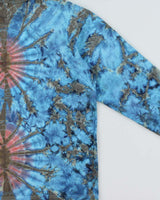 Vintage Y2K 00s Heavyweight Tie-Dye Long Sleeve Crewneck T-Shirt - L