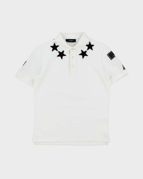 Givenchy Paris Star Applique 74 Short Sleeve Polo Shirt - XS – Rokit