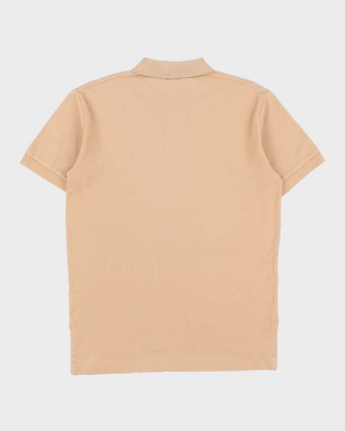 Vintage Y2K 00s Polo Ralph Lauren Tan Classic Fit Short Sleeve Polo Shirt - S