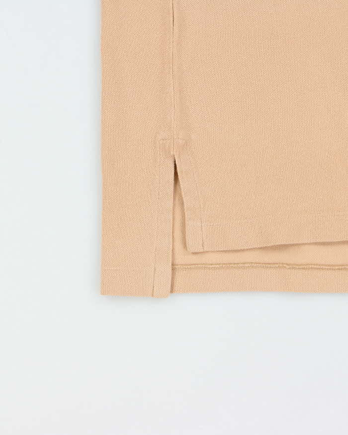 Vintage Y2K 00s Polo Ralph Lauren Tan Classic Fit Short Sleeve Polo Shirt - S
