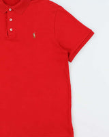Vintage Polo Ralph Lauren Pima Cotton Custom Slim Fit Short Sleeve Polo Shirt - L