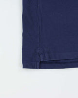Vintage Polo Ralph Lauren Navy Striped Trim Classic Fit Short Sleeve Polo Shirt - L