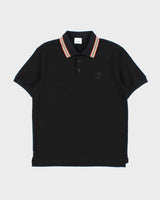 SS25 Burberry Icon Stripe Short Sleeve Polo Shirt - M