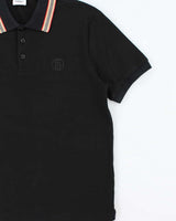 SS25 Burberry Icon Stripe Short Sleeve Polo Shirt - M