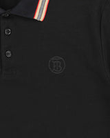 SS25 Burberry Icon Stripe Short Sleeve Polo Shirt - M