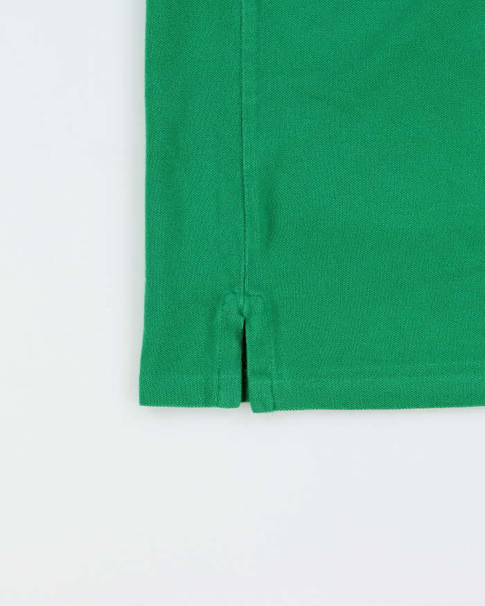 Vintage Polo Ralph Lauren Big Pony #3 Embroidered Custom Slim Fit Striped Short Sleeve Polo Shirt - L