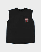 Vintage 1999 Harley Davidson Heavyweight Made In USA Southern Alberta Calgary Sleeveless Pocket T-Shirt - L