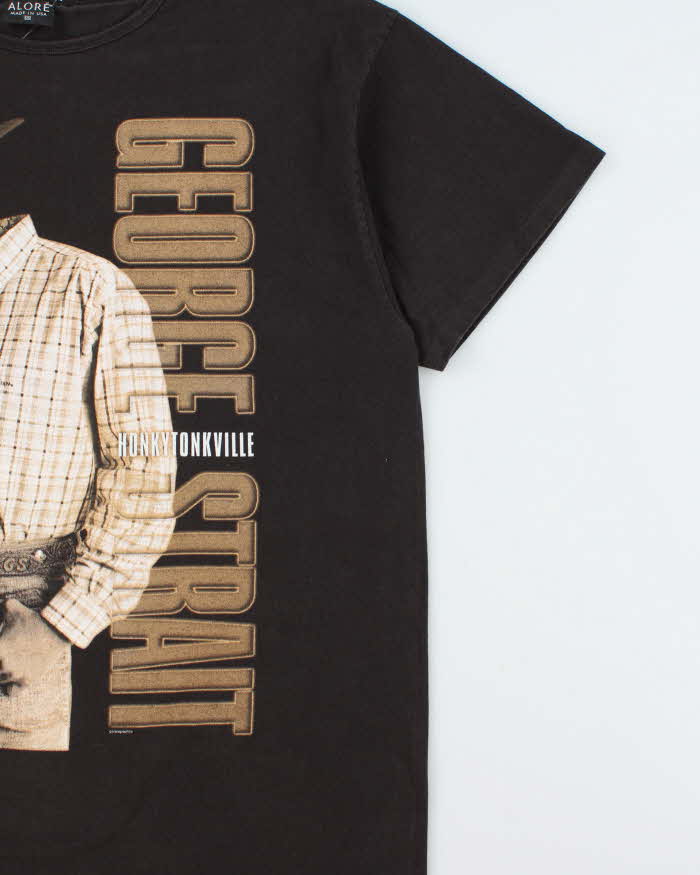 Vintage 2003 George Strait Honkytonkville Country Album Promo Heavyweight Single Stitch Made In USA T-Shirt - XXL