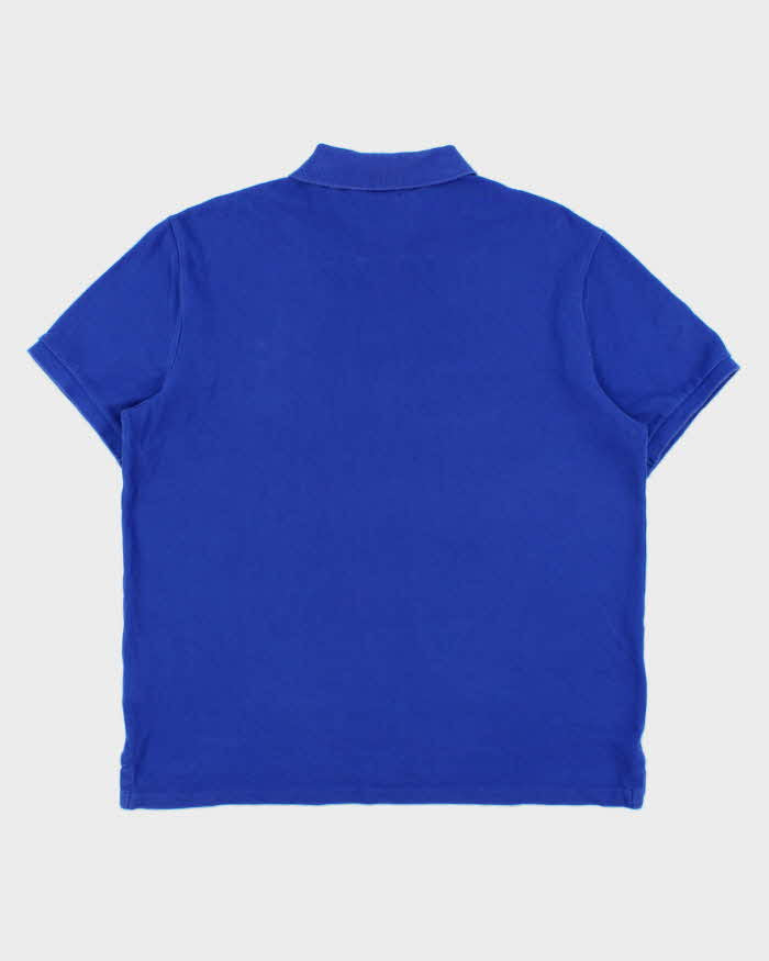 Vintage Polo Ralph Lauren Big Pony #3 Custom Slim Fit Short Sleeve Polo Shirt - L