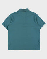 Vintage Lacoste Teal Croc Pique Classic Fit Short Sleeve Polo Shirt - XL