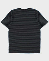 Vintage Carhartt Heavyweight Striped Original Fit Crewneck Pocket T-Shirt - M