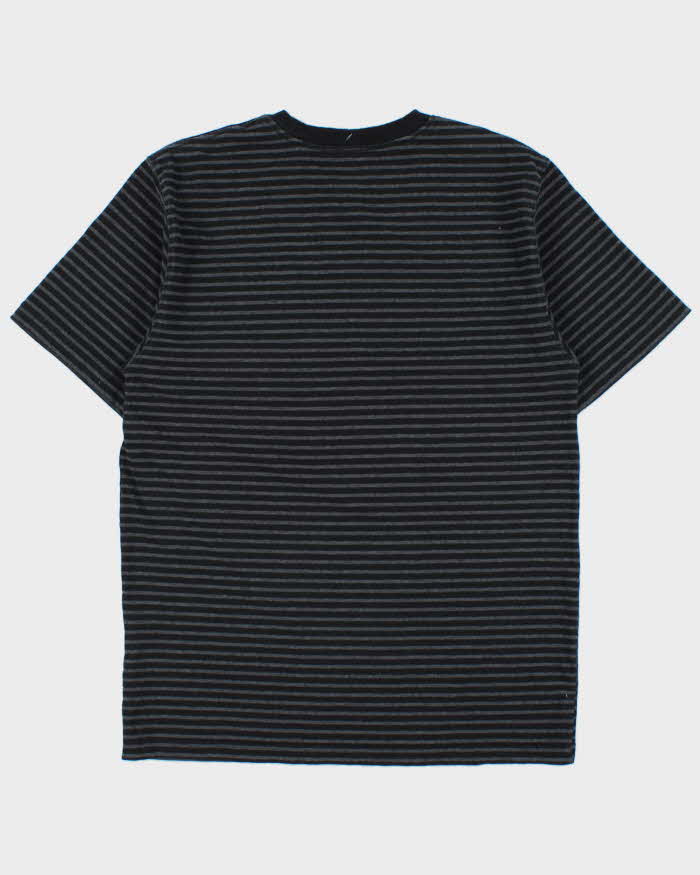 Vintage Carhartt Heavyweight Striped Original Fit Crewneck Pocket T-Shirt - M