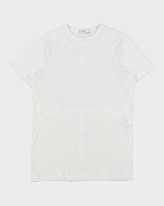 Givenchy Paris Oversized Textured Centre Star Crewneck T-Shirt - XS