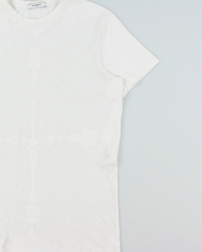Givenchy Paris Oversized Textured Centre Star Crewneck T-Shirt - XS