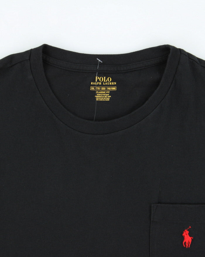 Vintage Polo Ralph Lauren Classic Fit Crewneck Pocket T-Shirt - XXL