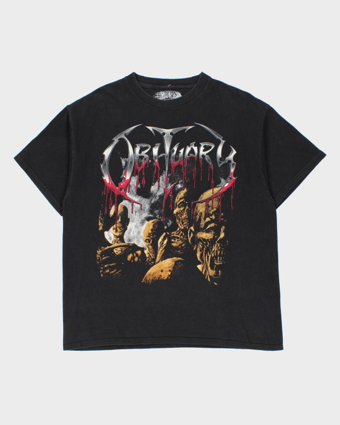 Vintage 2005 Obituary Back From The Dead Heavyweight Death Metal Made In USA Crewneck T-Shirt - XL