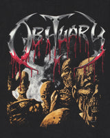 Vintage 2005 Obituary Back From The Dead Heavyweight Death Metal Made In USA Crewneck T-Shirt - XL