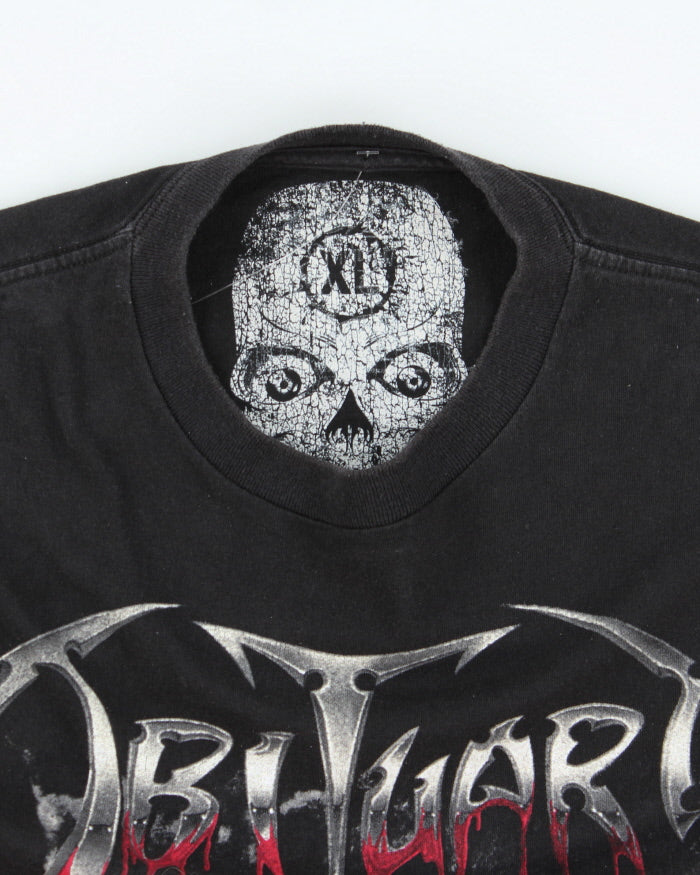 Vintage 2005 Obituary Back From The Dead Heavyweight Death Metal Made In USA Crewneck T-Shirt - XL