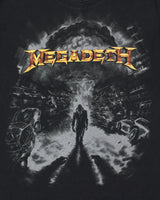 Vintage 2011 Megadeth Atomic Bomb Heavyweight Anvil Crewneck T-Shirt - XL