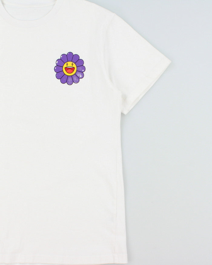 J Balvin x Takashi Murakami Heavyweight Made In USA Marado Flower Crewneck T-Shirt - L