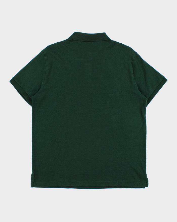 Vintage Polo Ralph Lauren Forest Green Custom Slim Fit Short Sleeve Polo Shirt - L
