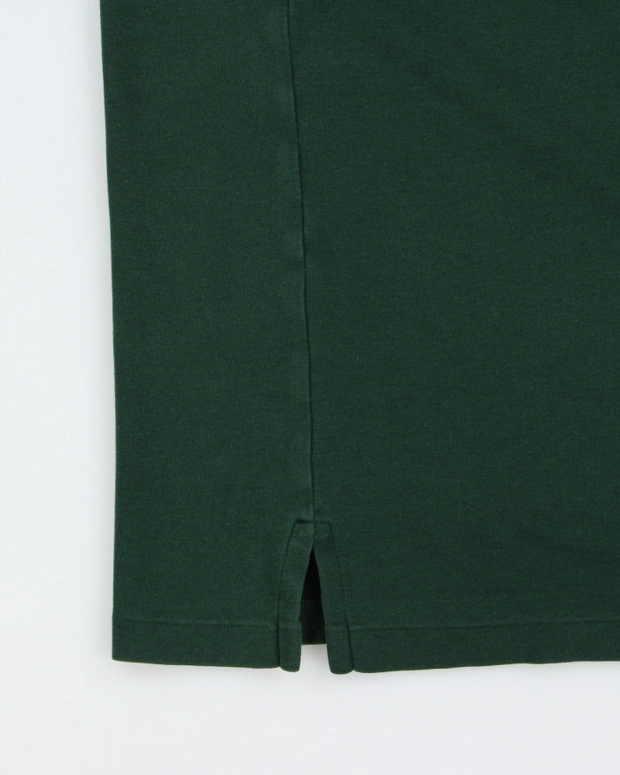 Vintage Polo Ralph Lauren Forest Green Custom Slim Fit Short Sleeve Polo Shirt - L