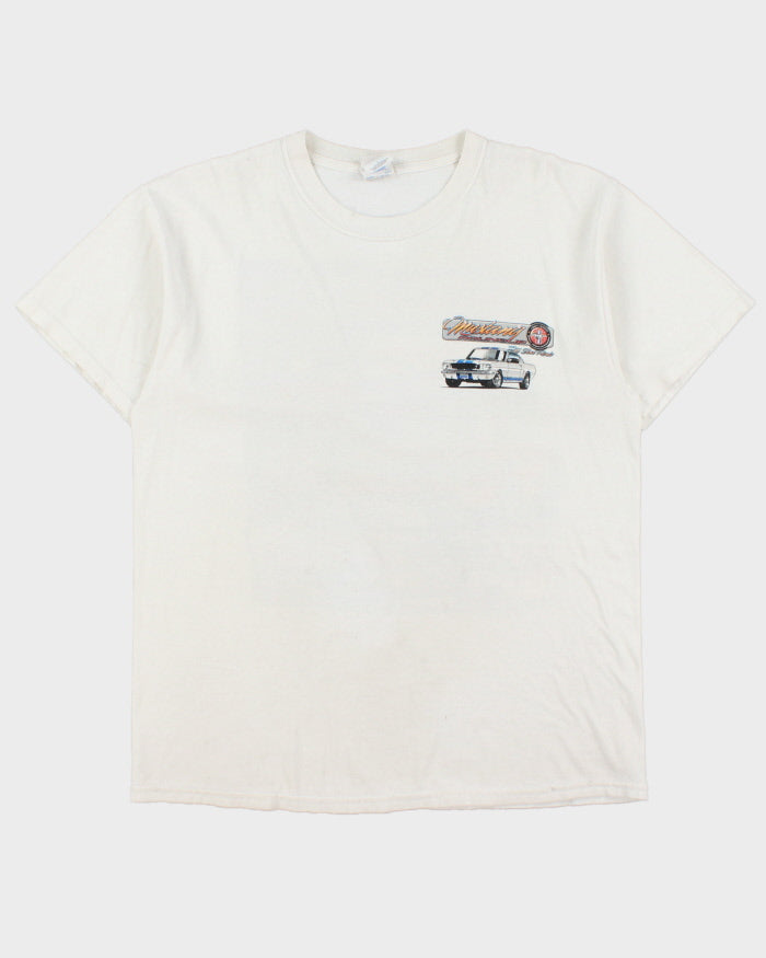 Vintage 2005 Ford Mustang Round Up 25th Anniversary Heavyweight Gildan Crewneck T-Shirt - L