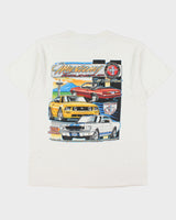 Vintage 2005 Ford Mustang Round Up 25th Anniversary Heavyweight Gildan Crewneck T-Shirt - L