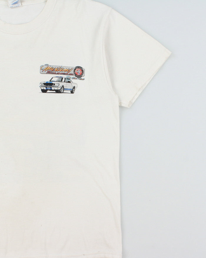 Vintage 2005 Ford Mustang Round Up 25th Anniversary Heavyweight Gildan Crewneck T-Shirt - L