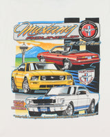 Vintage 2005 Ford Mustang Round Up 25th Anniversary Heavyweight Gildan Crewneck T-Shirt - L