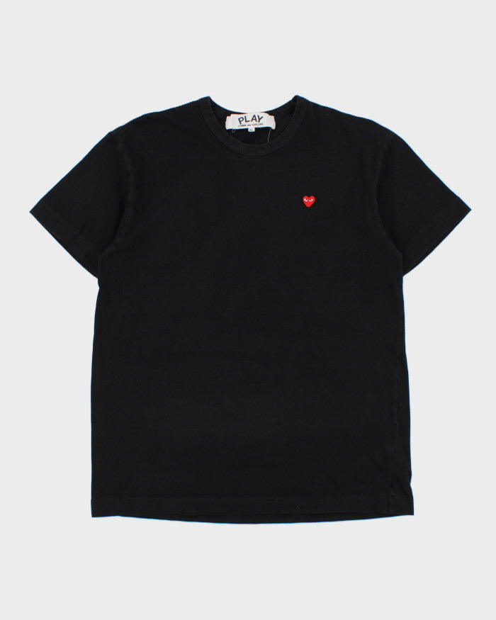 Comme Des Garcons Play Heavyweight Mini Heart Patch Single Stitch Crewneck T-Shirt - XL