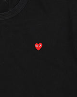 Comme Des Garcons Play Heavyweight Mini Heart Patch Single Stitch Crewneck T-Shirt - XL