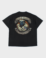 Vintage Y2K 00s Orange Country N.Y Choppers Heavyweight Tennessee River Crewneck T-Shirt - XL