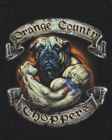 Vintage Y2K 00s Orange Country N.Y Choppers Heavyweight Tennessee River Crewneck T-Shirt - XL