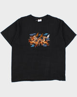 Vintage 1990s Himalayan Heavyweight Sukajan Embroidered Souvenir Crewneck T-Shirt - XL